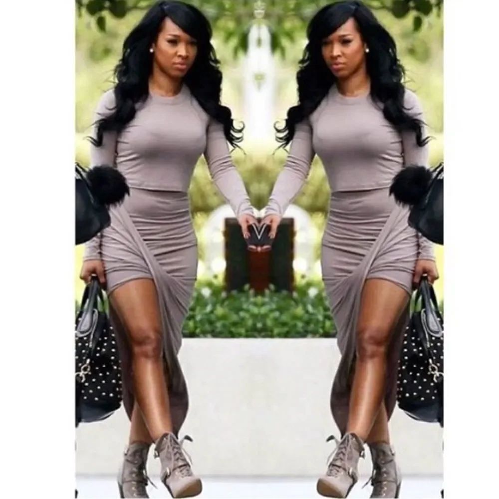 BLQ Dash skirt and crop top set